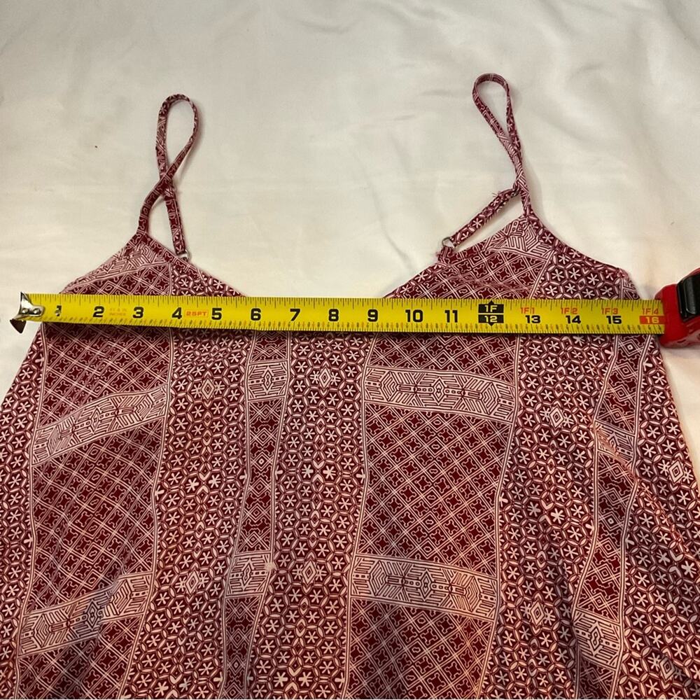 Abercrombie & Fitch Swing Top with Split Back Crop Top M Boho Festival Prints - Picture 5 of 9
